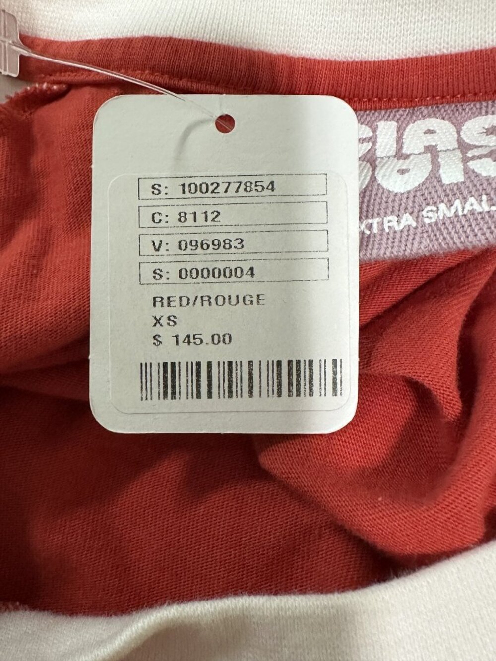FREE PEOPLE x CIAO CIAO VACATION Speed Racer Long Sleeve Tee Red White XS NWT - Picture 12 of 16